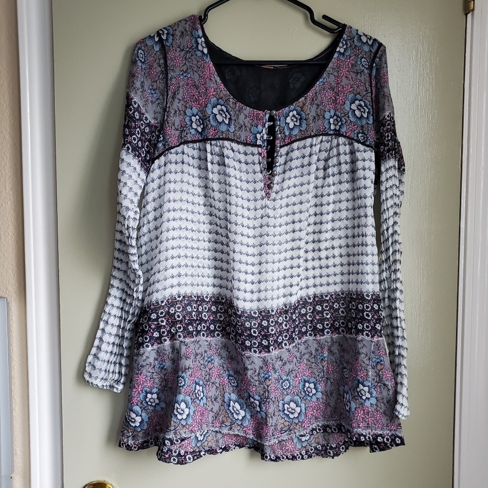 Free People Patchwork Top. - image 1